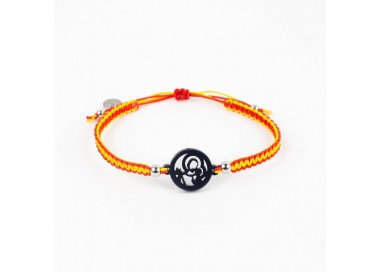 San José. Pulsera Macramé Bandera. Hombre