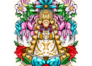 Virgen del Rocío. Print Ilustrado