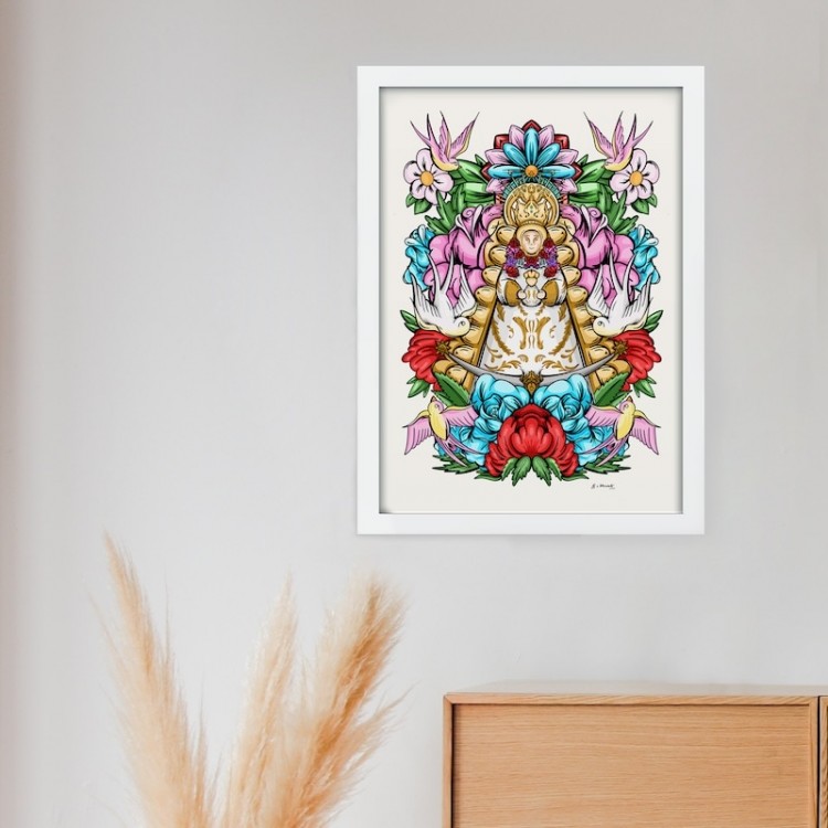 Virgen del Rocío. Print Ilustrado