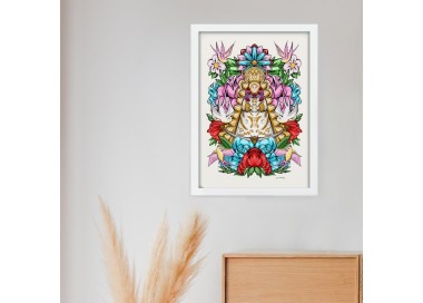 Virgen del Rocío. Print Ilustrado