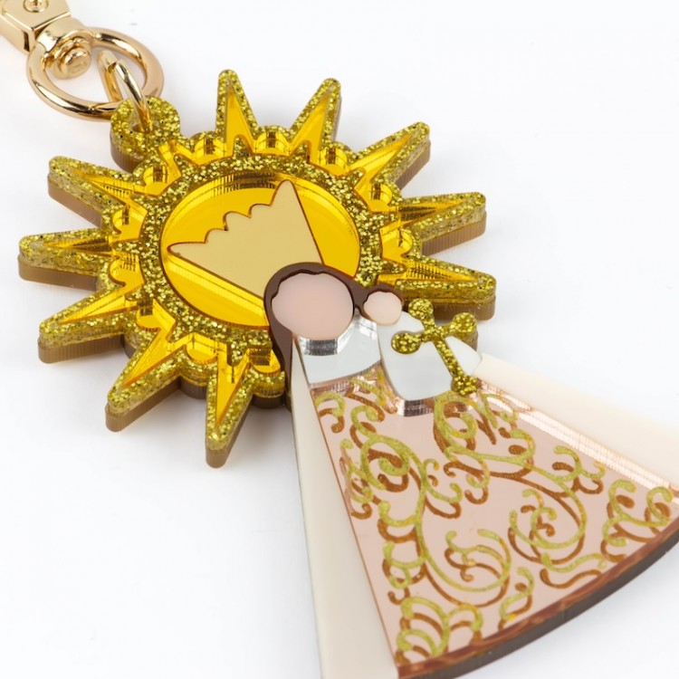 Virgen de los Desamparados. Charm para bolso