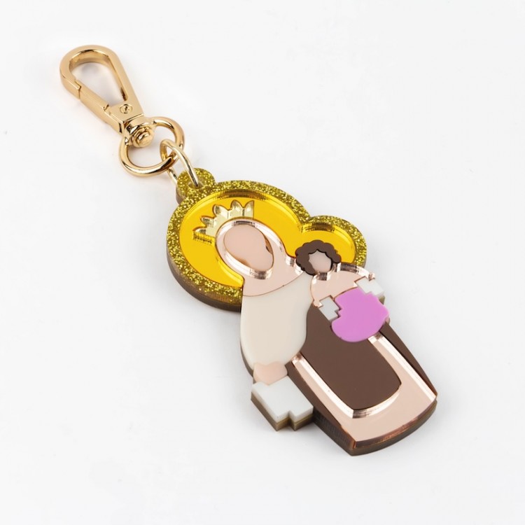 Virgen del Carmen. Charm para bolso