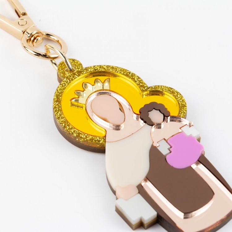 Virgen del Carmen. Charm para bolso