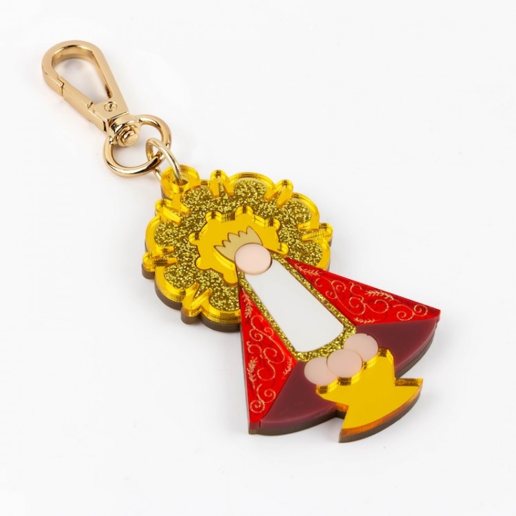 Virgen de Covadonga. Charm para bolso