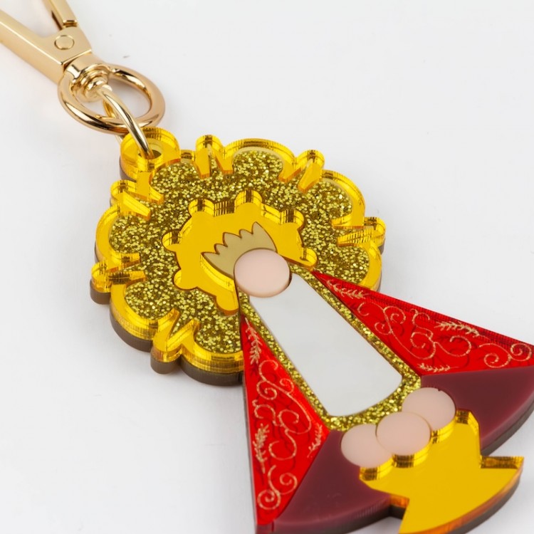 Virgen de Covadonga. Charm para bolso