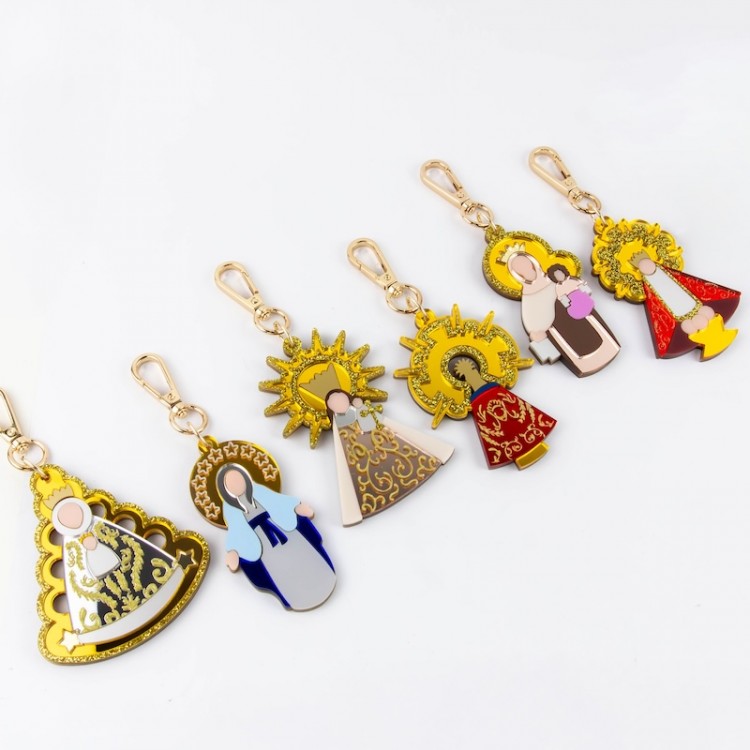 Virgen del Rocío. Charm para bolso