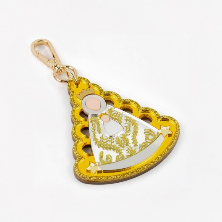 Virgen del Rocío. Charm para bolso
