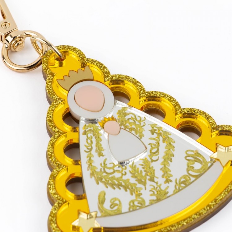 Virgen del Rocío. Charm para bolso