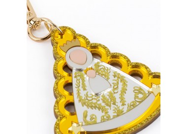 Virgen del Rocío. Charm para bolso