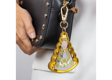 Virgen del Rocío. Charm para bolso