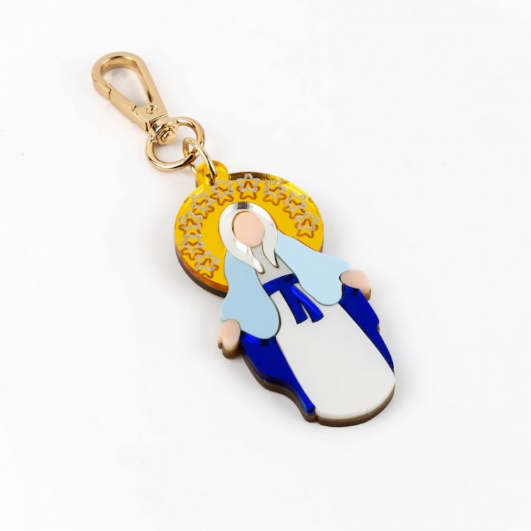 Virgen Milagrosa. Charm para bolso