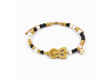 Pulsera Dorada Virgen María | Mancotí