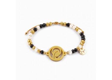 Pulsera Dorada Virgen Niña | Mancotí