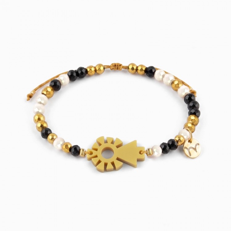 Pulsera Dorada Virgen del Pilar | Mancotí