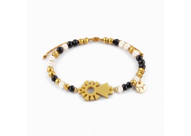 Pulsera Dorada Virgen del Pilar | Mancotí