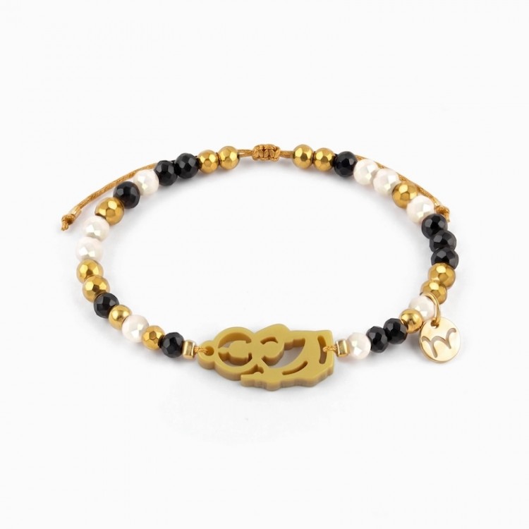 San Judas. Pulsera Dorada.