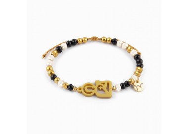 Santa Gema. Pulsera Dorada.
