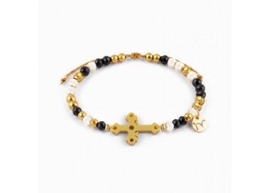 Cruz de la Victoria. Pulsera Dorada.
