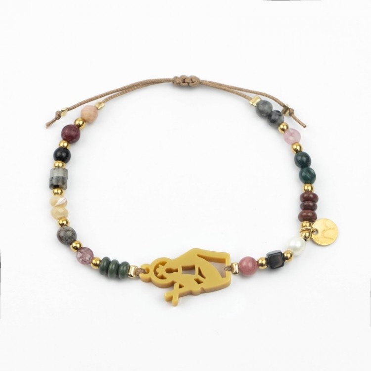 Santa Elena. Pulsera Mix Dorada