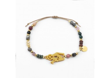 Santa Elena. Pulsera Mix Dorada