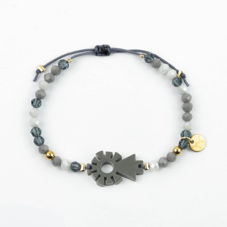 Virgen del Pilar. Pulsera Colorines