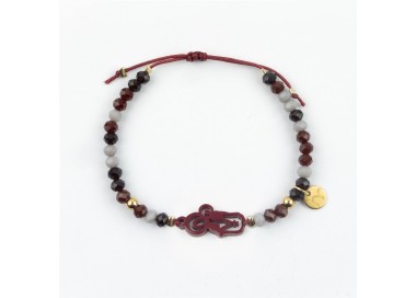 Virgen del Rosario. Pulsera Colorines