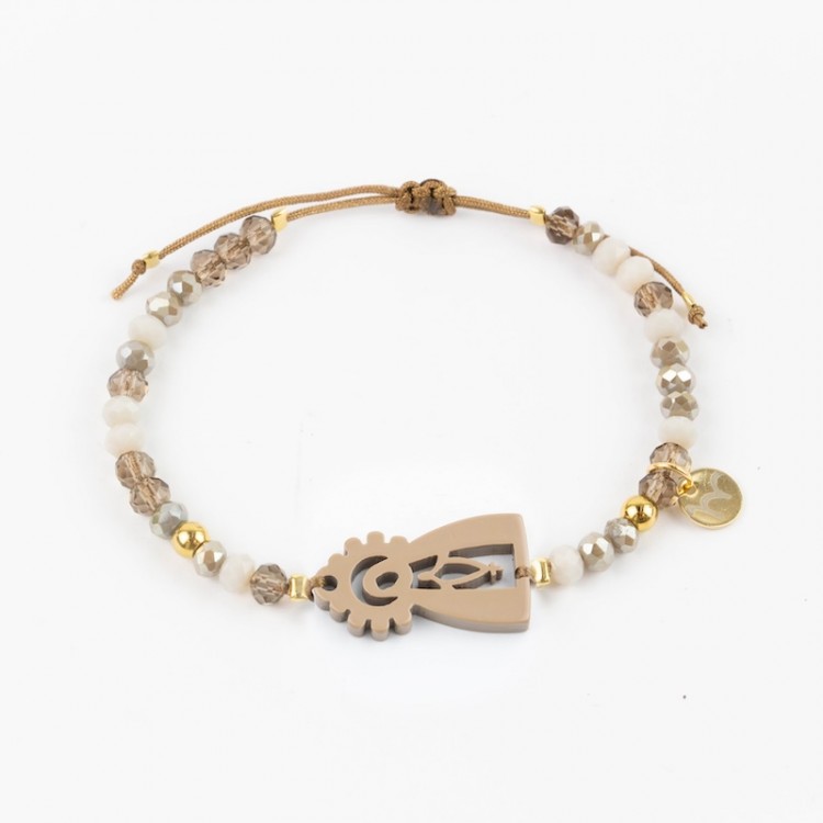 Virgen de la Soledad. Pulsera Colorines