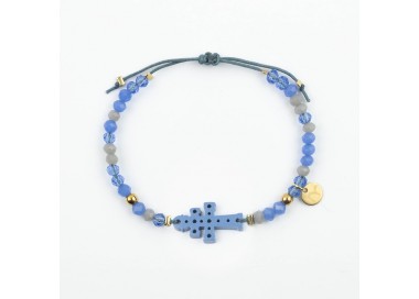 Cruz de Caravaca. Pulsera Colorines