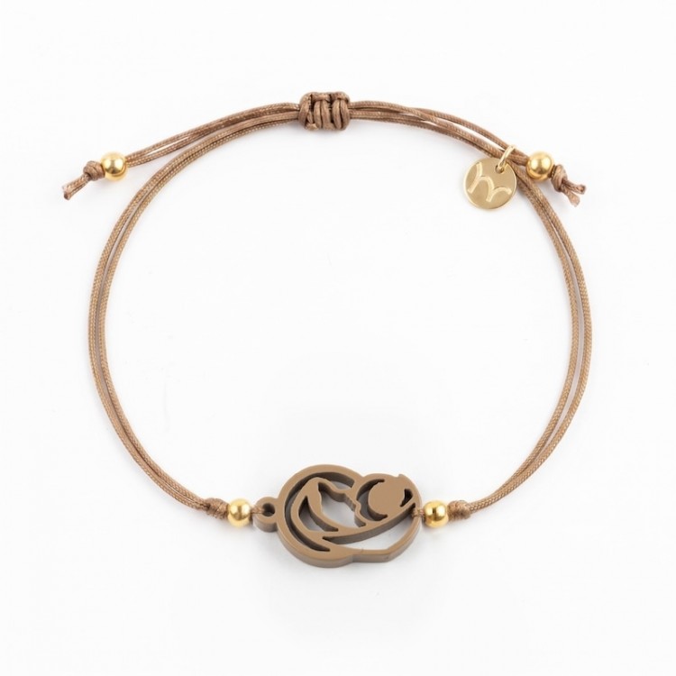 Virgen Madre. Pulsera Hilo.