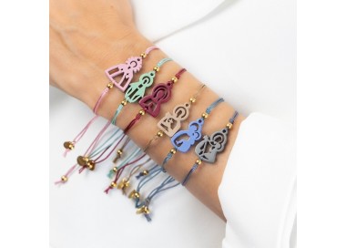 Virgen Madre. Pulsera Hilo.