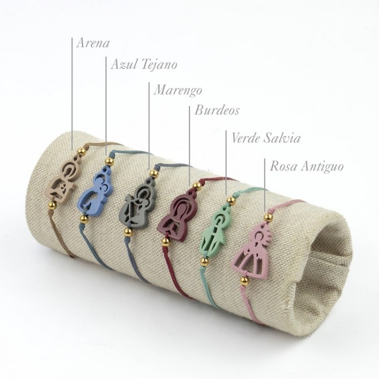 Virgen Madre. Pulsera Hilo.
