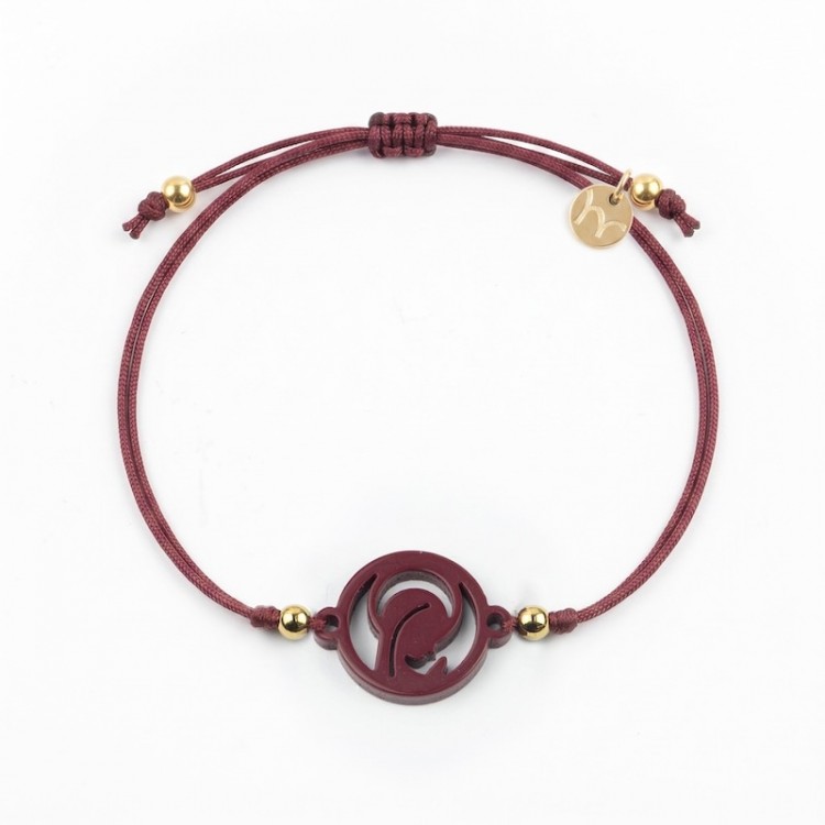Virgen Niña. Pulsera Hilo.