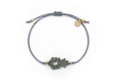 Virgen del Pilar. Pulsera Hilo.