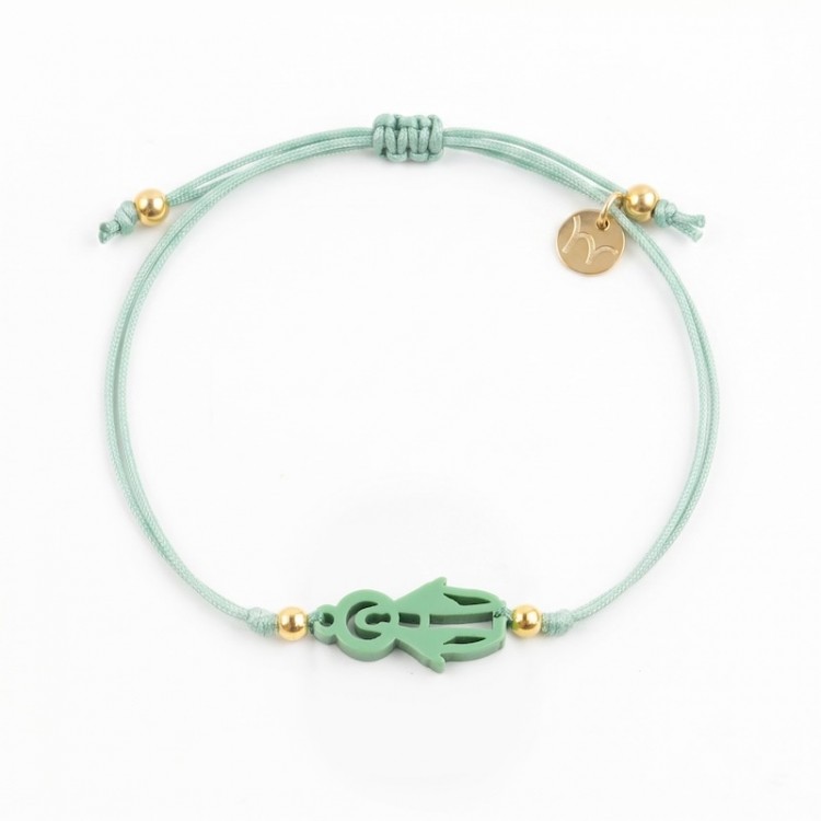 Virgen Milagrosa. Pulsera Hilo.
