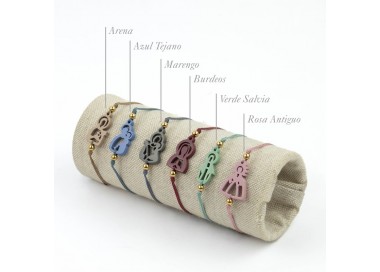 Virgen Milagrosa. Pulsera Hilo.