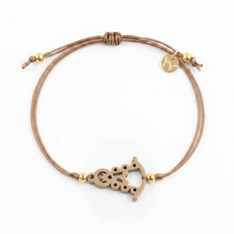 Virgen del Rocío. Pulsera Hilo.