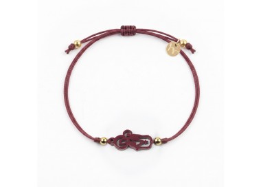 Virgen del Rosario. Pulsera Hilo.
