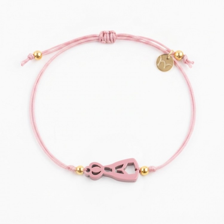 Virgen de Fátima. Pulsera Hilo.