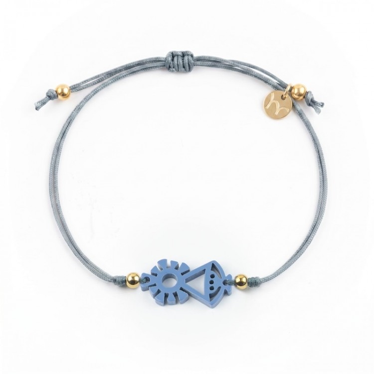 Virgen de Covadonga. Pulsera Hilo.