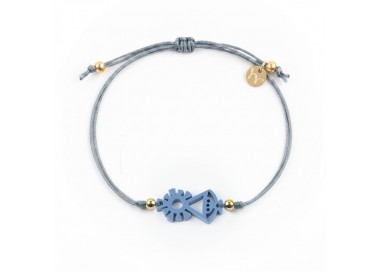 Virgen de Covadonga. Pulsera Hilo.