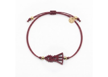 Virgen de los Desamparados. Pulsera Hilo.