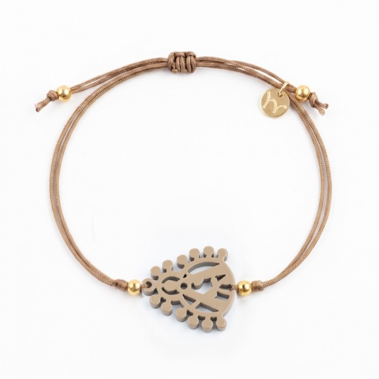 Virgen de la Cabeza. Pulsera Hilo.