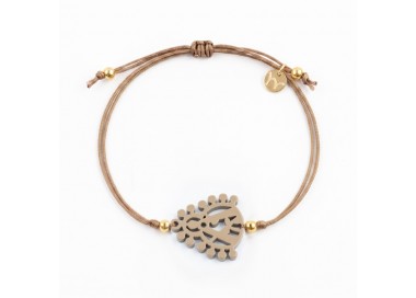 Virgen de la Cabeza. Pulsera Hilo.