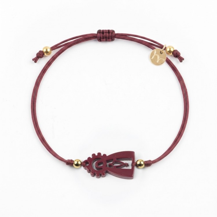 Virgen de la Soledad. Pulsera Hilo.