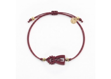 Virgen de la Soledad. Pulsera Hilo.