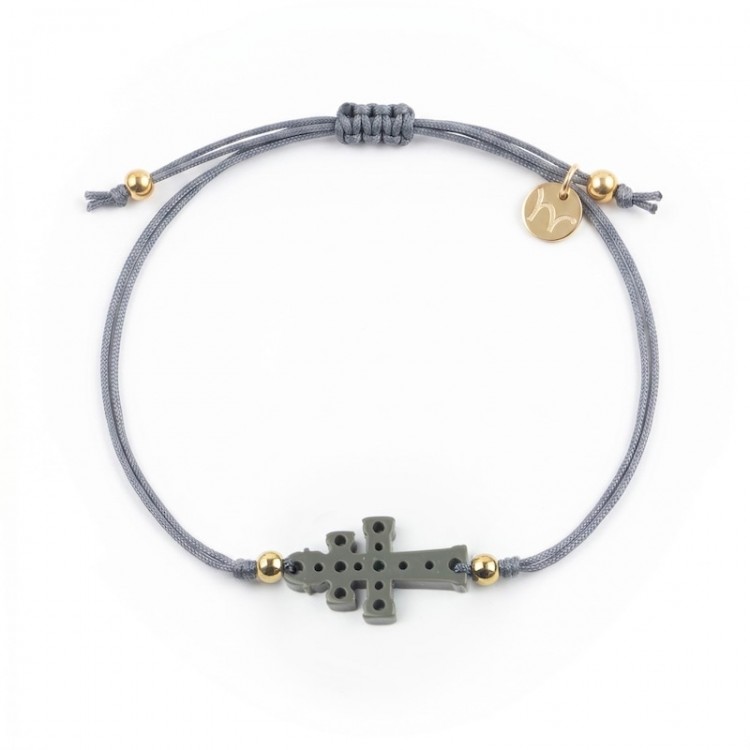 Cruz de Caravaca. Pulsera Hilo.