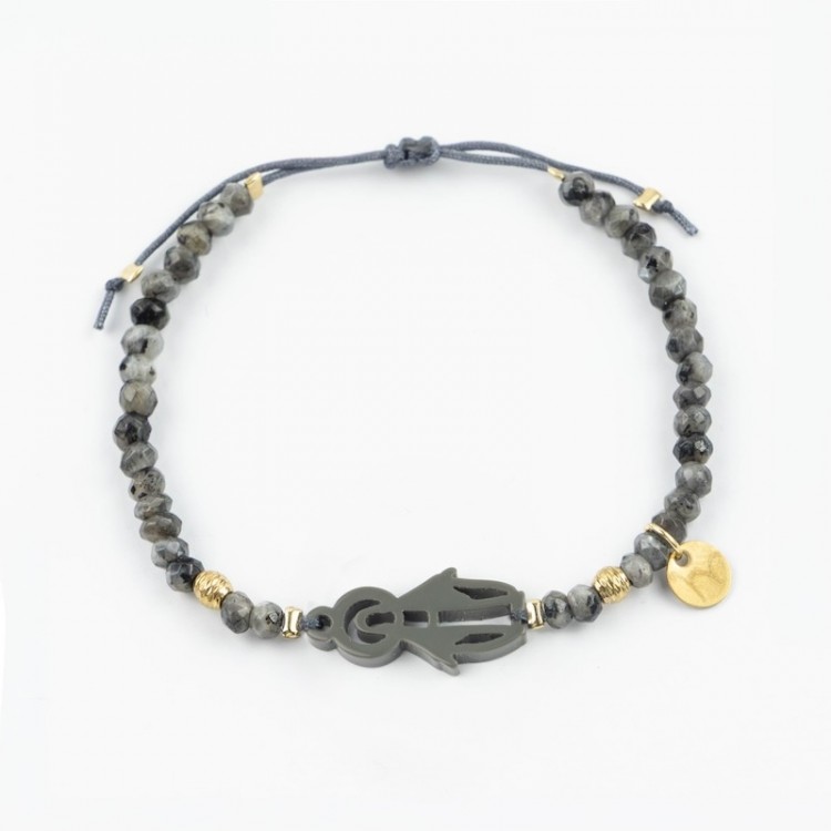 Virgen Milagrosa. Pulsera Ágatas.