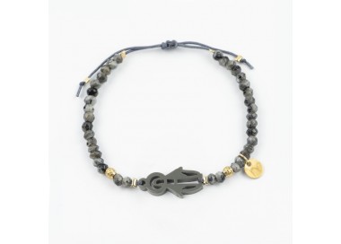 Virgen Milagrosa. Pulsera Ágatas.
