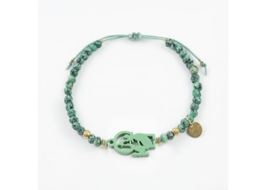 María Auxiliadora. Pulsera Ágatas.