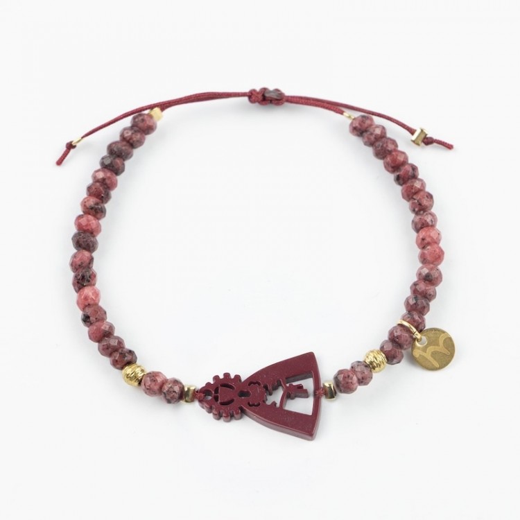 Virgen Macarena. Pulsera Ágatas.